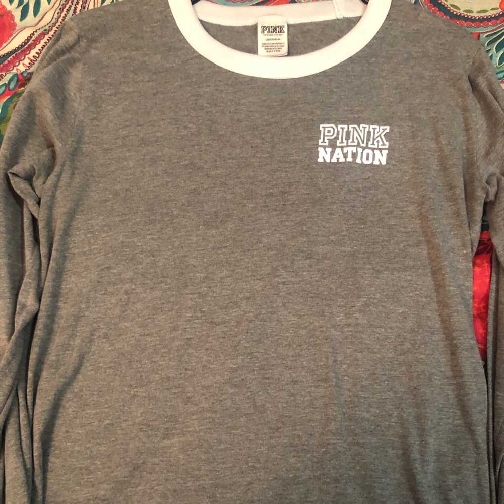 VS Pink Long Sleeve Tee